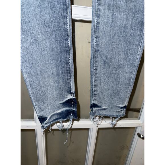 True Religion Jeans Sz 25 Womens Jennie Curvy Mid Rise Super Skinny Blue Denim - Picture 3 of 4
